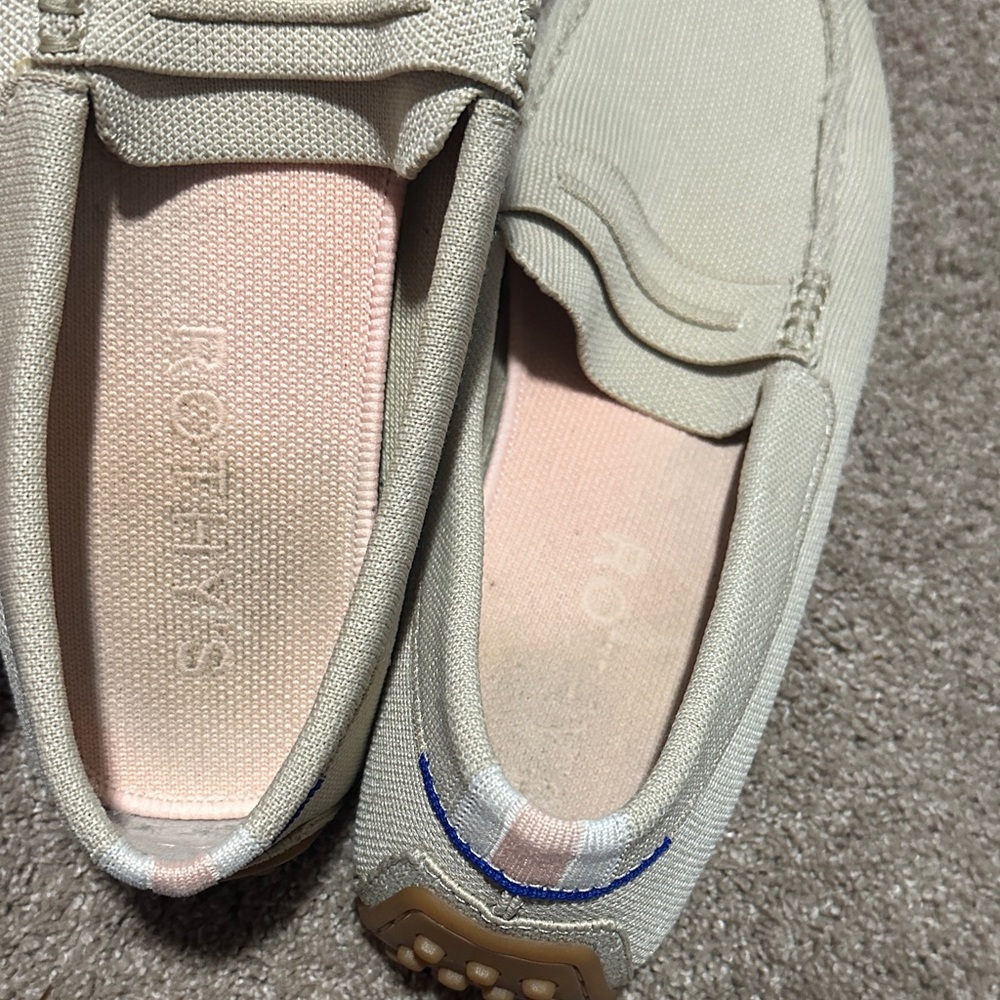 Rothys Gray Canvas Loafers - Picture 5 of 6